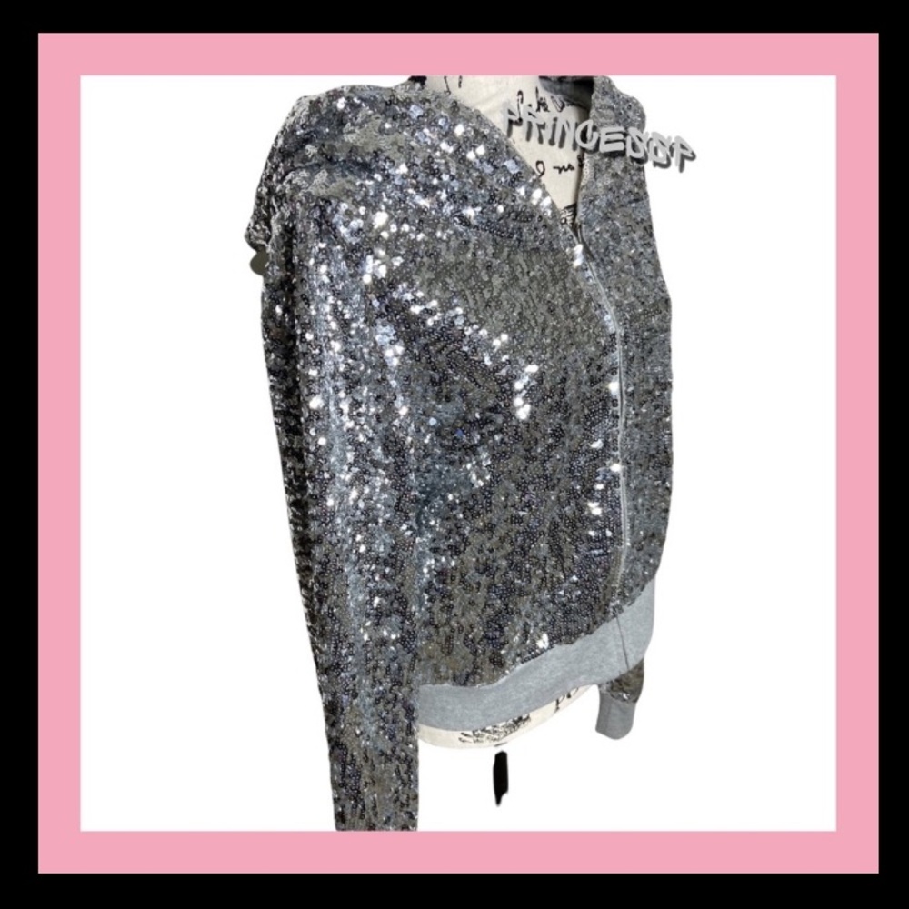 RARE/HTF PINK VS FASHION SHOW CADILLAC BLING FASHION SHOW HOODED JACKET - Picture 10 of 13